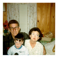 1967 - Crossett AR - VL and Floie with Scott