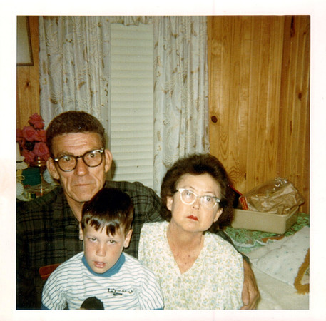 1967 - Crossett AR - VL and Floie with Scott