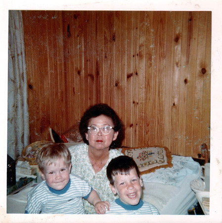 1969 - Crossett AR - Floie with Stephen and Scott