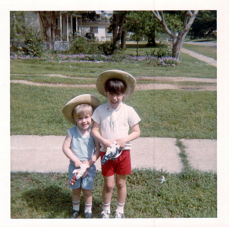 1969 - Crossett AR - Stephen and Scott as cowboys