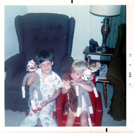1970 - Westover AFB MA - Scott, Stephen and Sock Monkeys 1