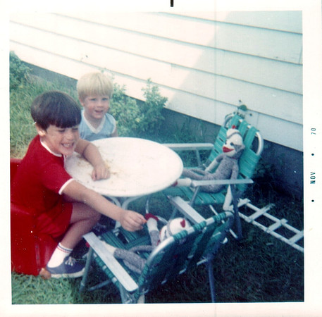 1970 - Westover AFB MA - Scott, Stephen and Sock Monkeys 2