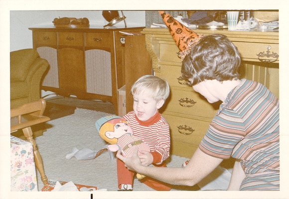 1970-10 - Stephen and Jolene on his third birthday