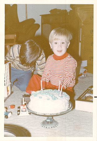 1970-10 - Stephen on his third birthday 1