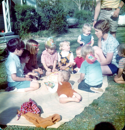 1971 - Maxwell AFB, Montgomery AL - Stephen with friends