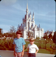 1973 - Orlando FL - Scott and Stephen at Walt Disney World 1