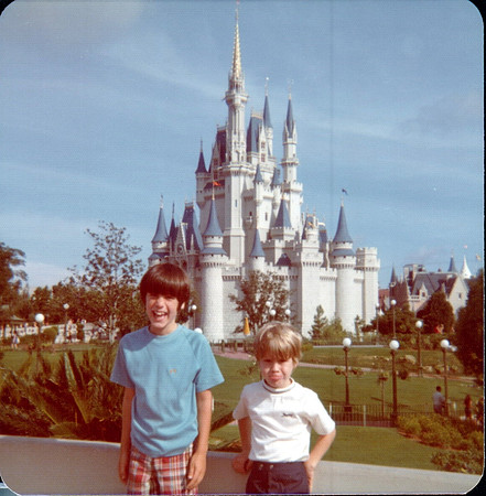 1973 - Orlando FL - Scott and Stephen at Walt Disney World 1