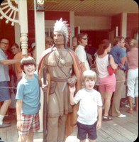 1973 - Orlando FL - Scott and Stephen at Walt Disney World 2