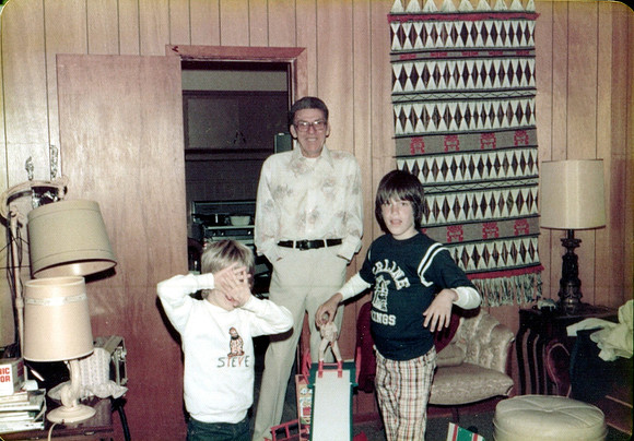 1974 - Crossett AR - Stephen, Grandpa, Scott