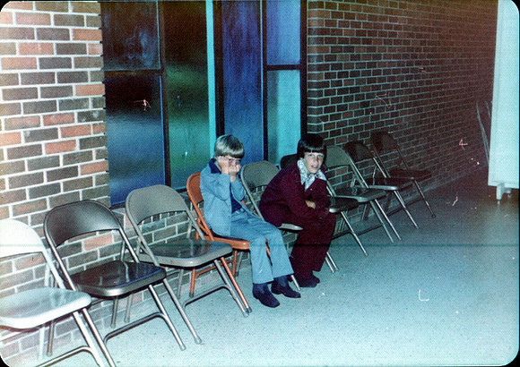 1977 - Bastrop LA - Stephen, Scott at VL and Norma Wedding