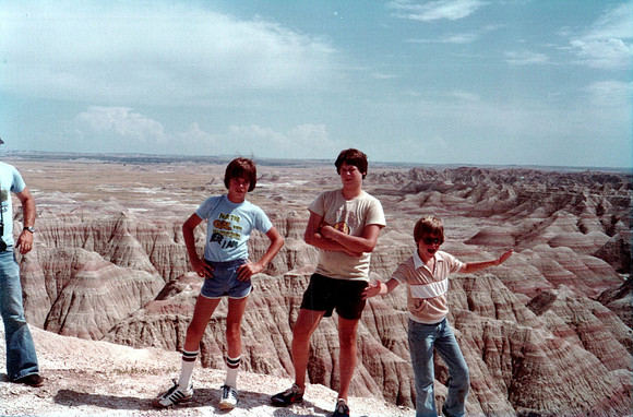 1980 - Grand Canyon AZ - Darien, Scott and Stephen