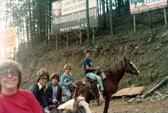 1980 - Yellowstone National Park WY - Jolene, Danny, Darien, Stephen and Scott