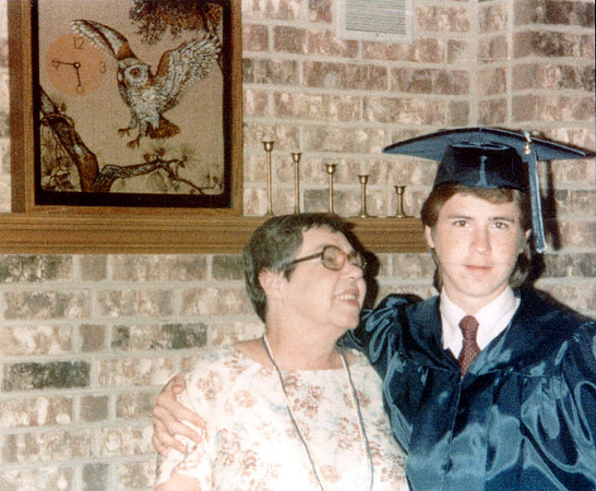 1985 - Bossier City LA - Norma and Stephen - Airline HS Graduation