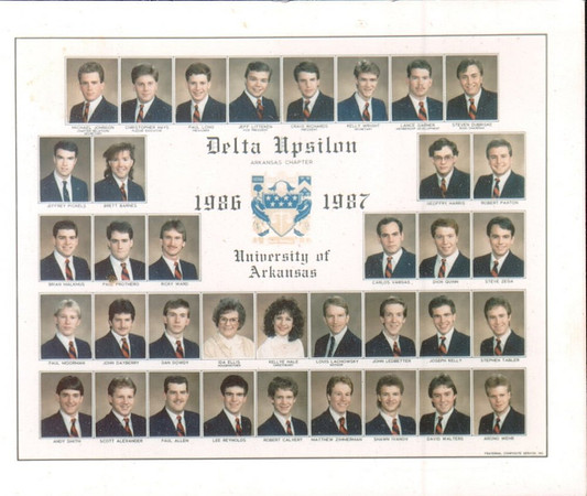 1986 - Fayetteville AR - Delta Upsilon Fraternity