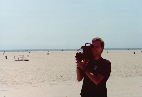 1990 - Jeff on the road home from CA