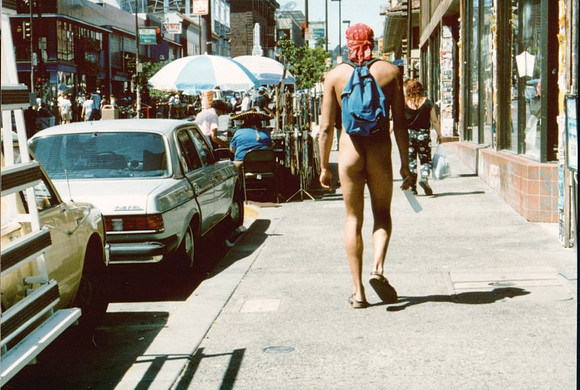 1993-05 - Berkeley CA - Naked Guy, going