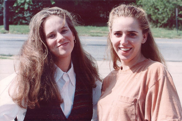 1993-10 - Shreveport LA - Annemarie and Kimberly at Monjunis