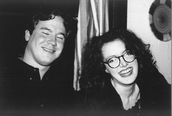 1994-02 - Shreveport LA - Ashley and me at Valentine's Day Lunch