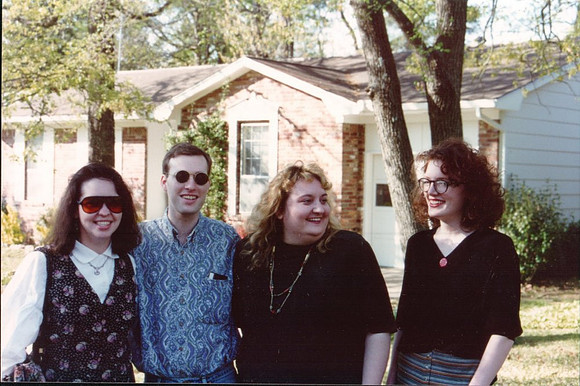 1996 - Little Rock AR - Lauren, Jeff, AmyLou, Ashley - Elton John and Billy Joel