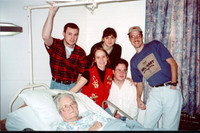 1997 - Ashdown AR - Lorena with grandkids Michael, Kristy, Julie, Stephen and Scott