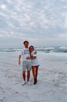 1997 - Stephen and Kimberly on the Beach in Florida