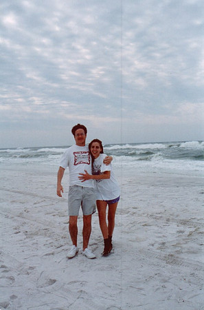 1997 - Stephen and Kimberly on the Beach in Florida