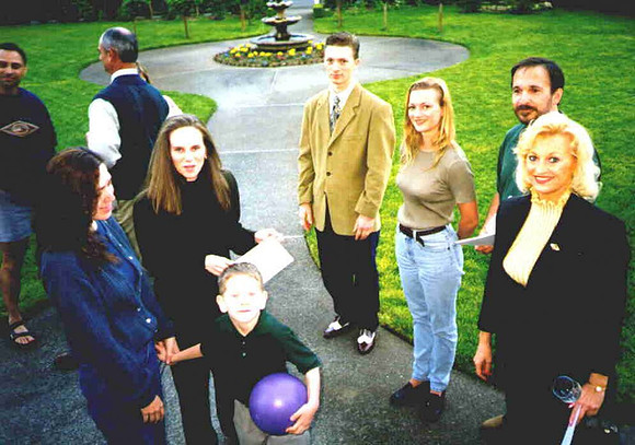 1998-04 - Annemarie at her friend Holly's wedding rehearsal