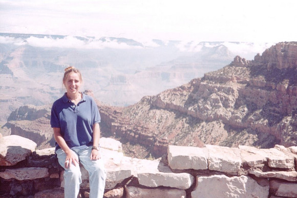 1998-07 - Grand Canyon AZ - Kimberly at the Grand Canyon