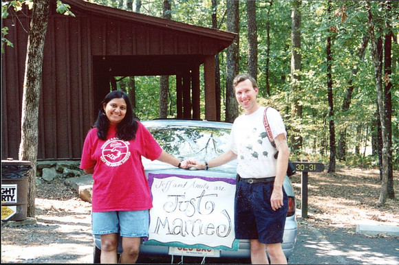 2000 - Petit Jean AR - Jeff and Amita, just married