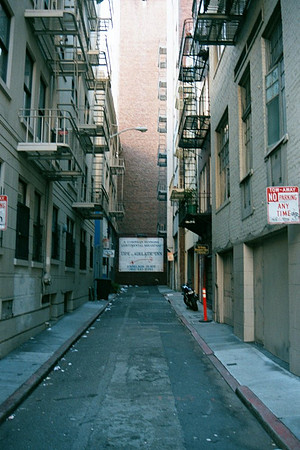 2001-06 - San Francisco CA - Adelaide Inn Alley 1