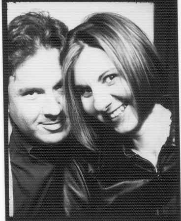 2002-04 - San Francisco CA - Photo Booth at Musee Mechanique with Vika 1