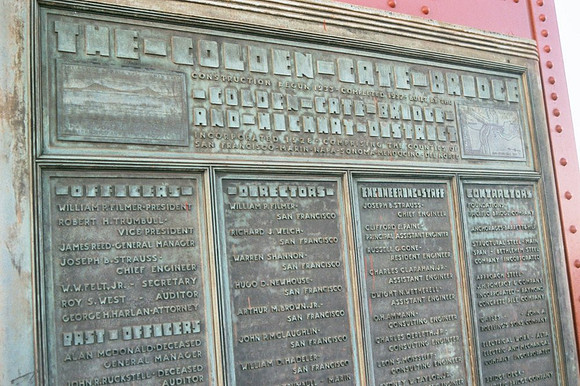 2002-08 - San Francisco CA - Golden Gate Bridge Completion Memorial
