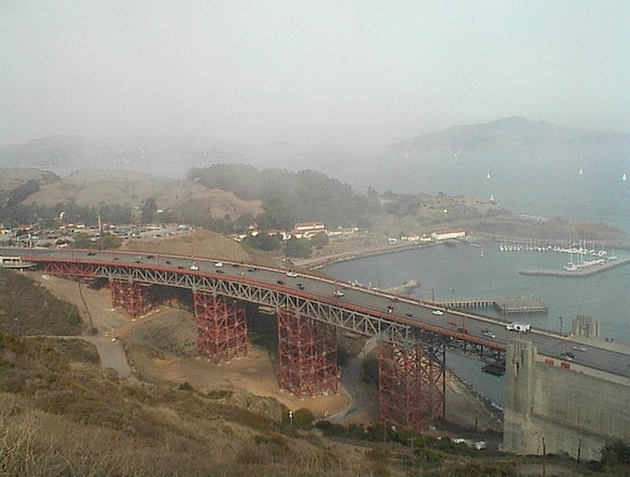 2002-11 - Marin County CA - Base of Bridge