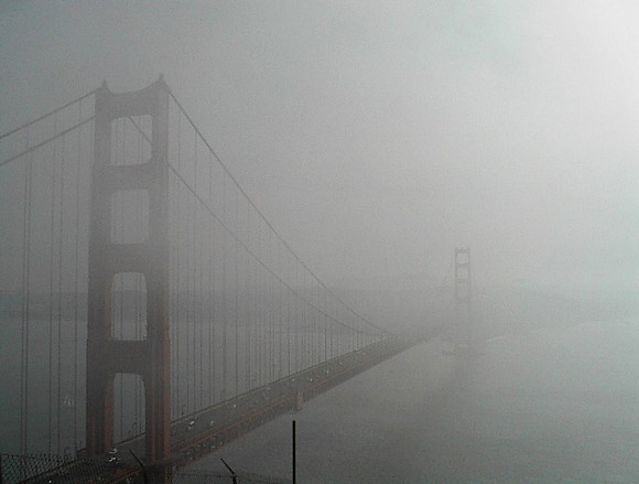 2002-11 - Marin County CA - Bridge in fog 3