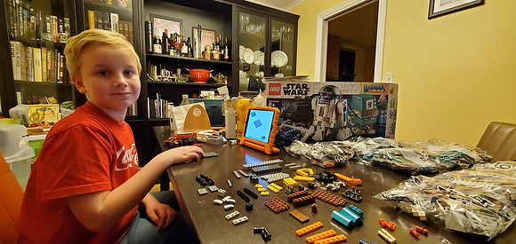 2019-12-26 Lego Droid Build Begins 5